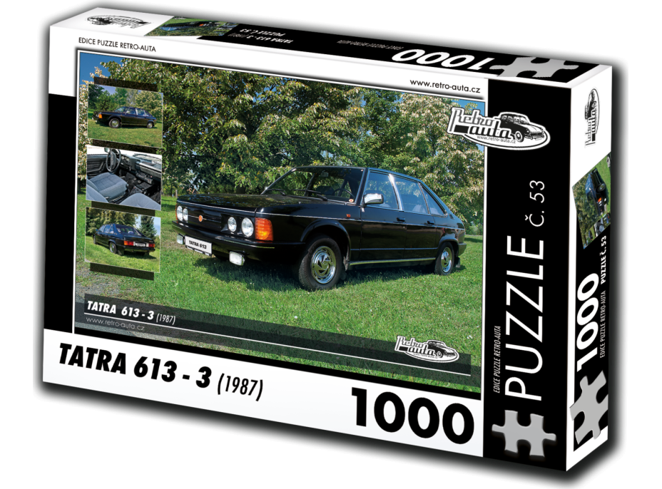 RETRO-AUTA Puzzle č. 53 Tatra 613-3 (1987) 1000 dielikov