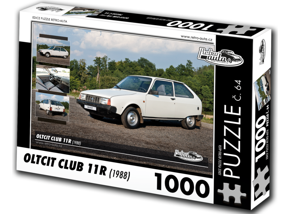 RETRO-AUTA Puzzle č. 64 Oltcit Club 11R (1988) 1000 dielikov