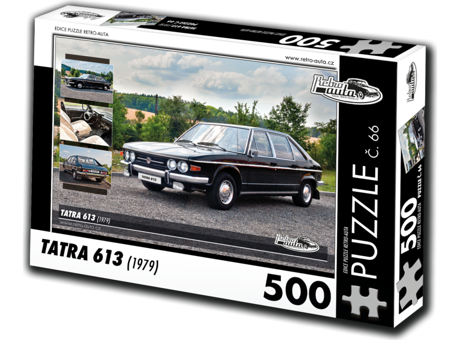 RETRO-AUTA Puzzle č. 66 Tatra 613 (1979) 500 dielikov