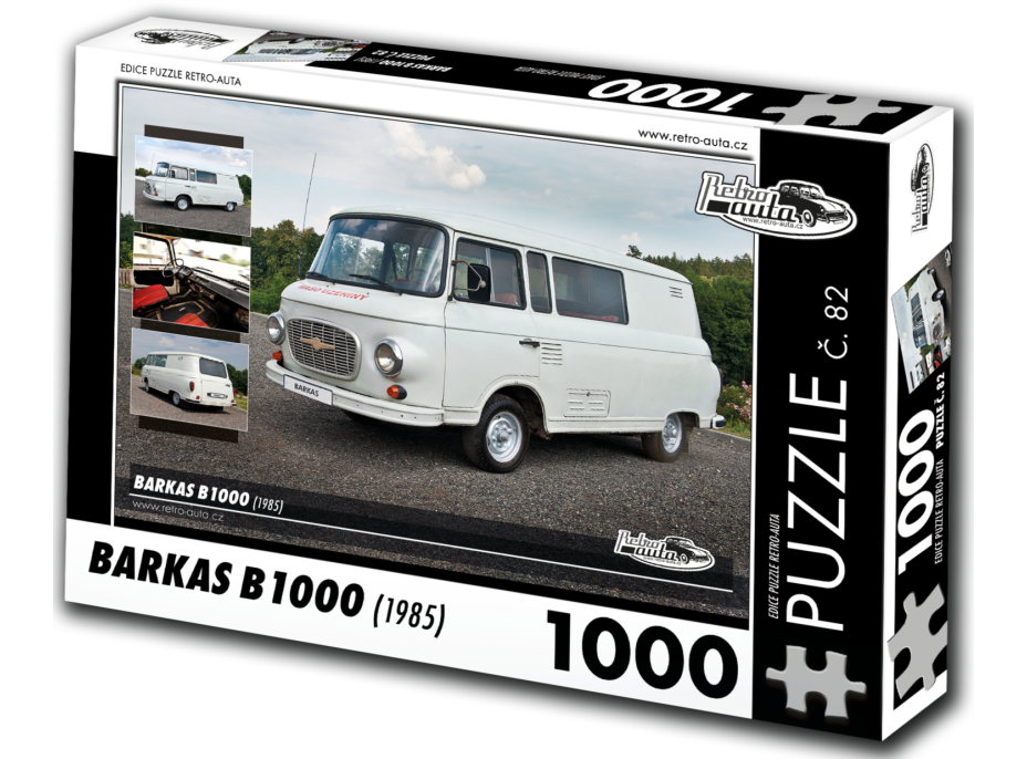 RETRO-AUTA Puzzle č. 82 Barkas B 1000 (1985) 1000 dielikov