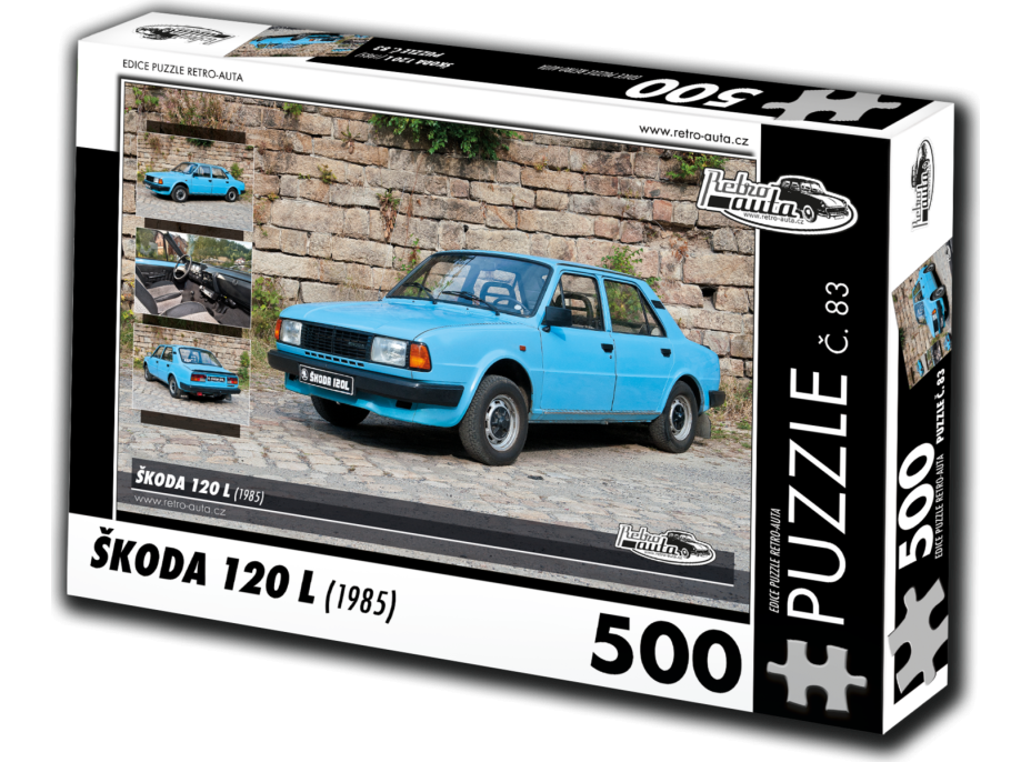 RETRO-AUTA Puzzle č. 83 Škoda 120 L (1985) 500 dielikov