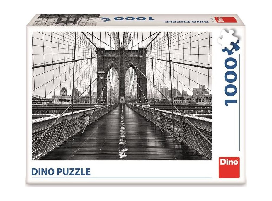 DINO Puzzle Čiernobiely New York 1000 dielikov