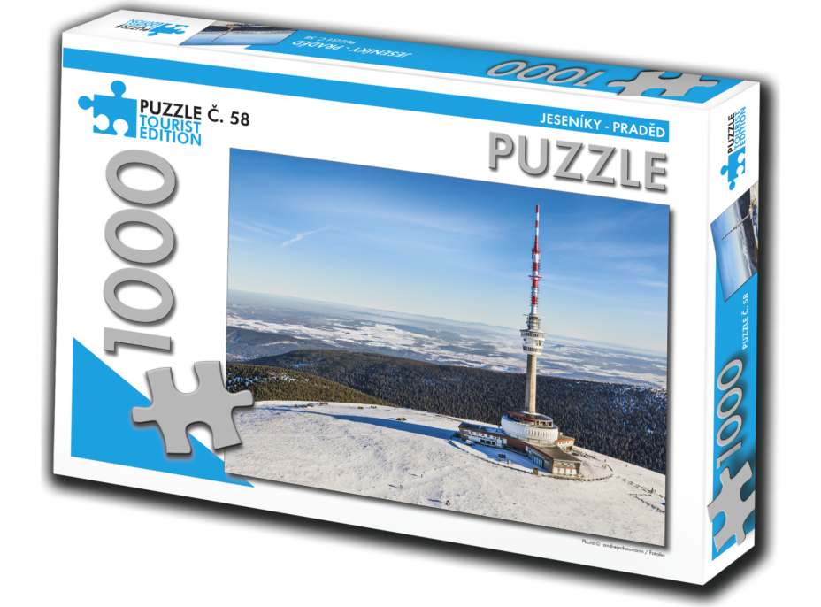 TOURIST EDITION Puzzle Jeseníky, Praděd 1000 dielikov (č.58)