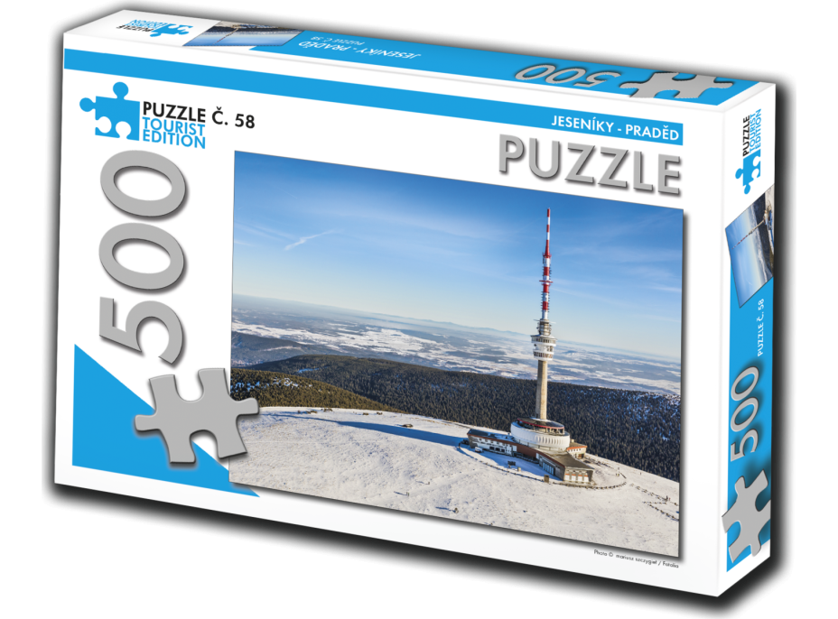 TOURIST EDITION Puzzle Jeseníky, Praděd 500 dielikov (č.58)