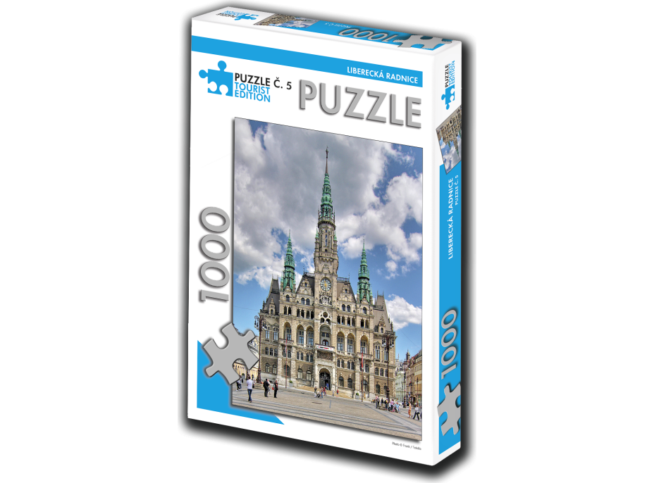 TOURIST EDITION Puzzle Liberecká radnica 1000 dielikov (č.5)