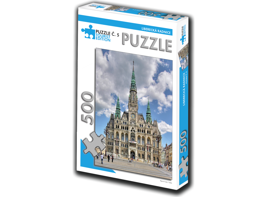 TOURIST EDITION Puzzle Liberecká radnica 500 dielikov (č.5)