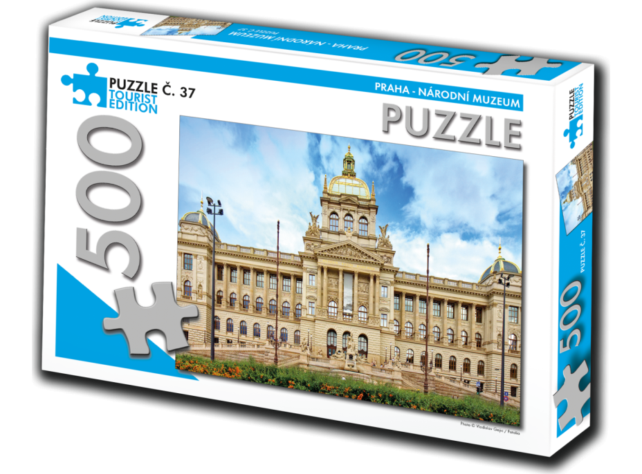 TOURIST EDITION Puzzle Národné múzeum, Praha 500 dielikov (č.37)