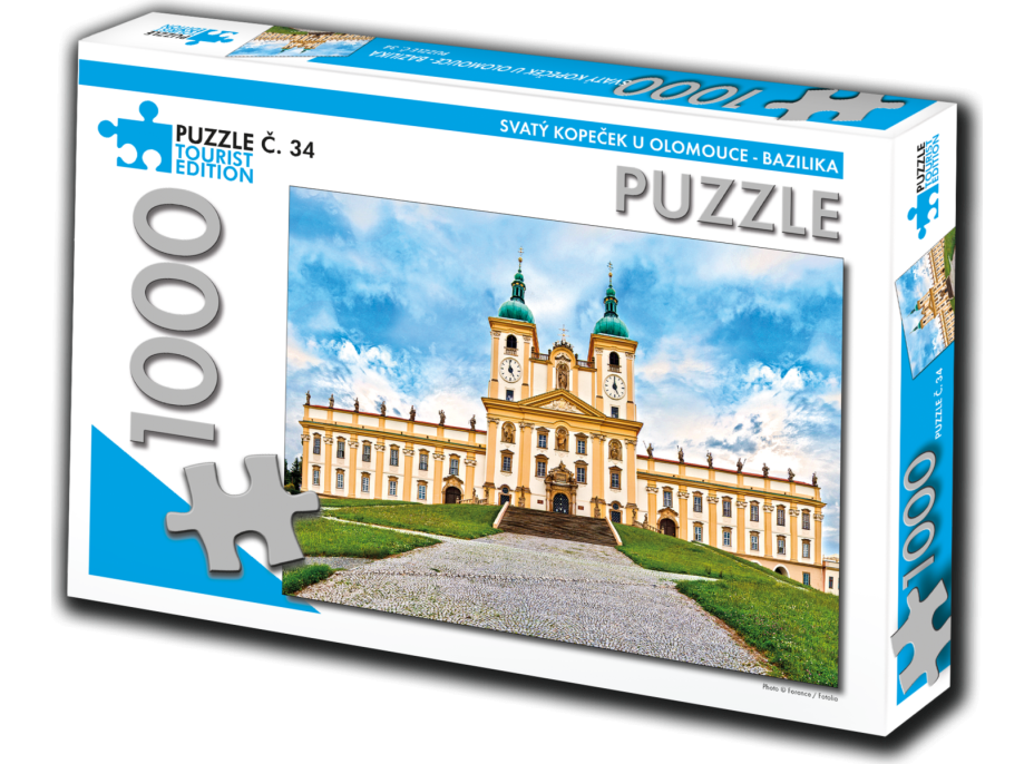 TOURIST EDITION Puzzle Svätý kopček pri Olomouci - bazilika 1000 dielikov (č.34)