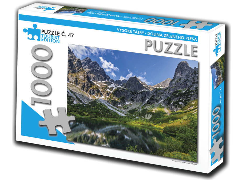 TOURIST EDITION Puzzle Vysoké Tatry, Dolina Zeleného plesa 1000 dielikov (č.47)