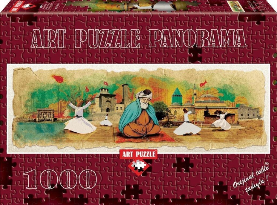 ART PUZZLE Panoramatické puzzle Konya, Turecko - koláž 1000 dielikov