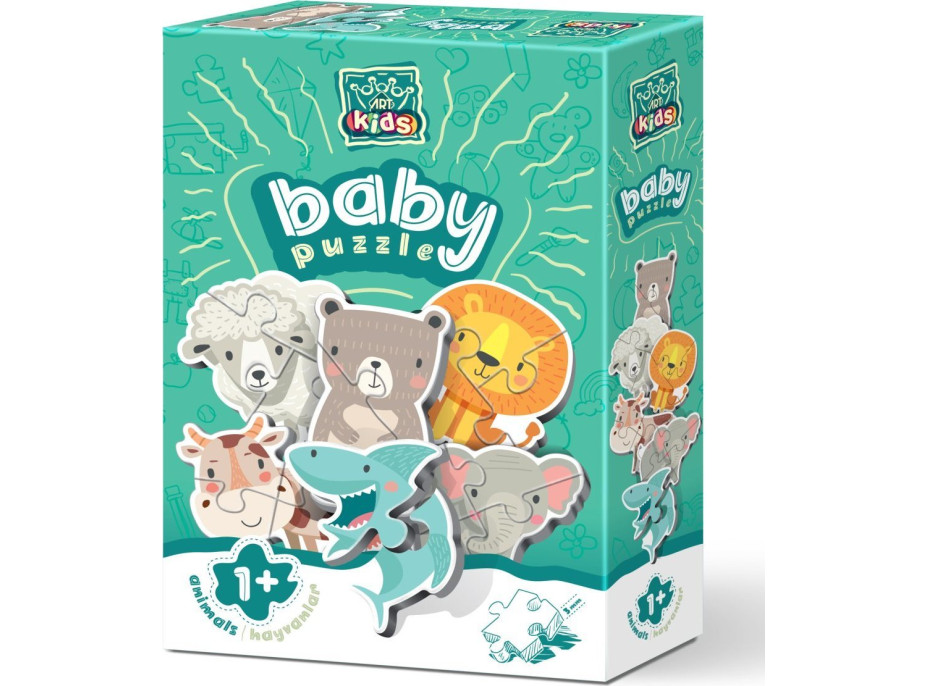 ART PUZZLE Baby Puzzle Zvieratá (2-5 dielikov)