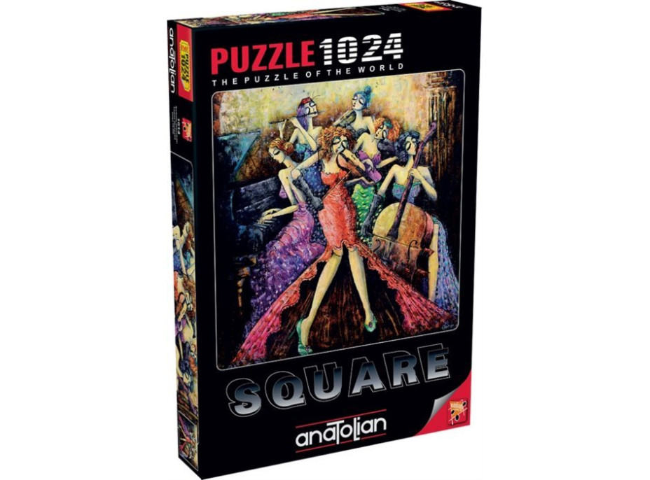 ANATOLIAN Štvorcové puzzle Ženský orchester 1024 dielikov