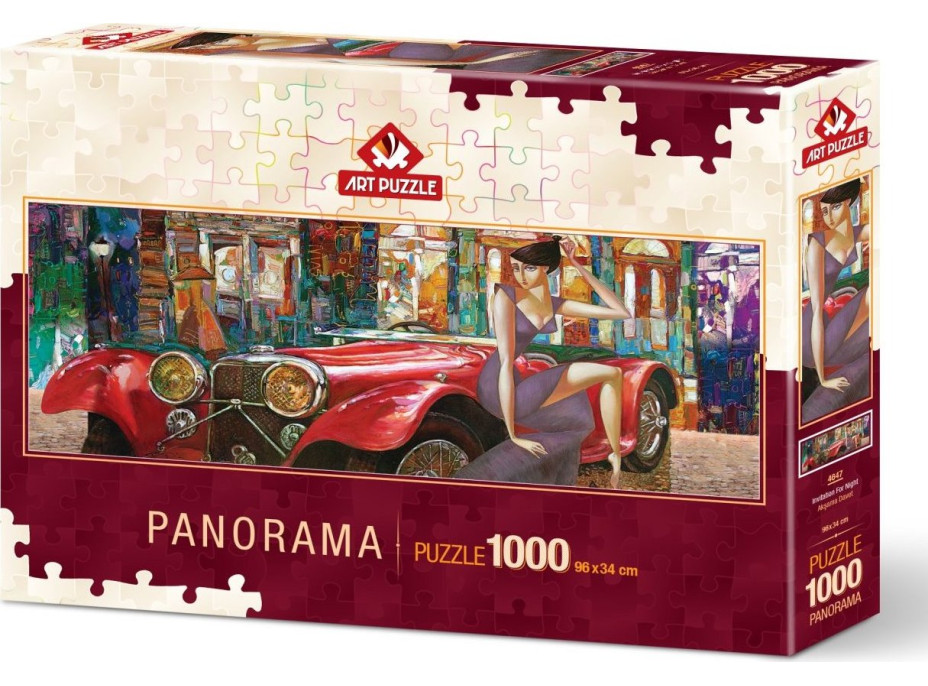 ART PUZZLE Panoramatické puzzle Pozvanie na večer 1000 dielikov