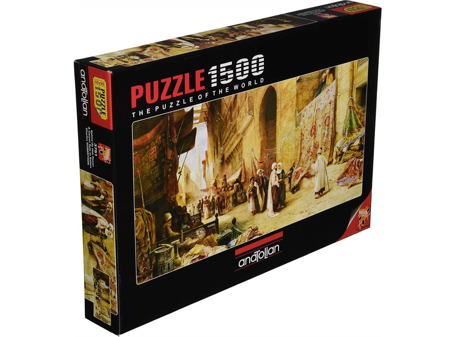 ANATOLIAN Panoramatické puzzle Predaj kobercov v Káhire 1500 dielikov