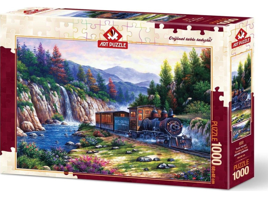 ART PUZZLE Puzzle Cestovanie vlakom 1000 dielikov