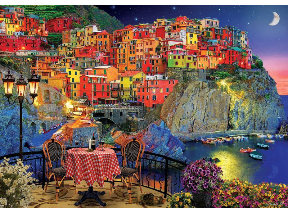 ART PUZZLE Puzzle Cinque Terre, Taliansko 1500 dielikov