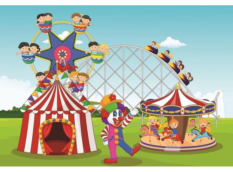 ART PUZZLE Puzzle Cirkus a lunapark 24+35 dielikov