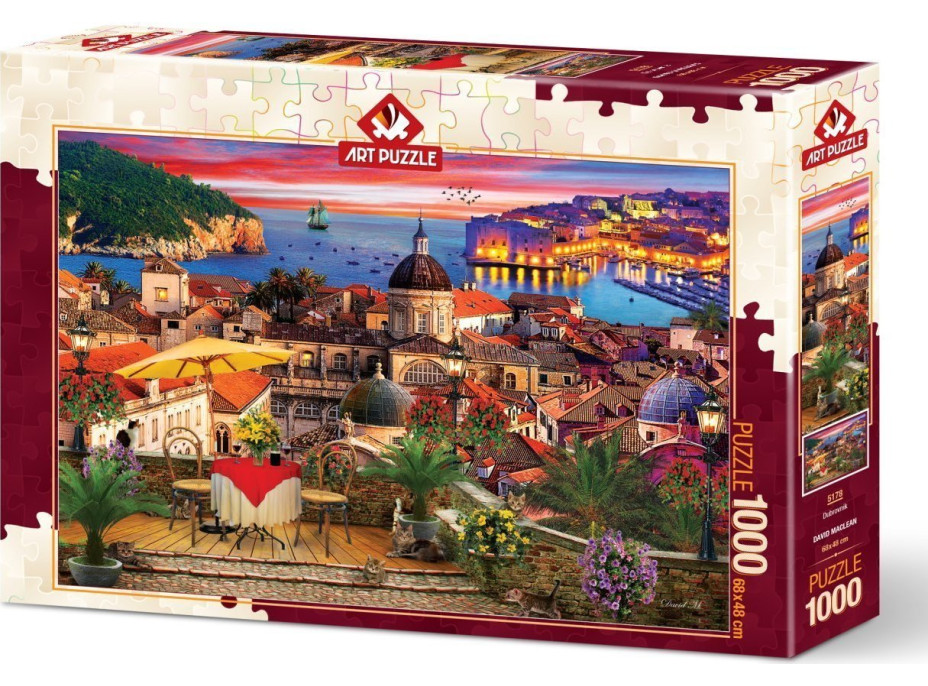 ART PUZZLE Puzzle Dubrovník 1000 dielikov