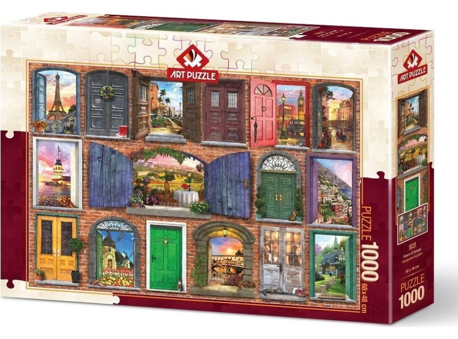 ART PUZZLE Puzzle Dvere Európy 1000 dielikov