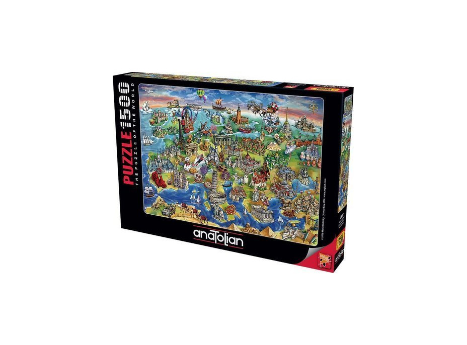 ANATOLIAN Puzzle Európsky svet 1500 dielikov