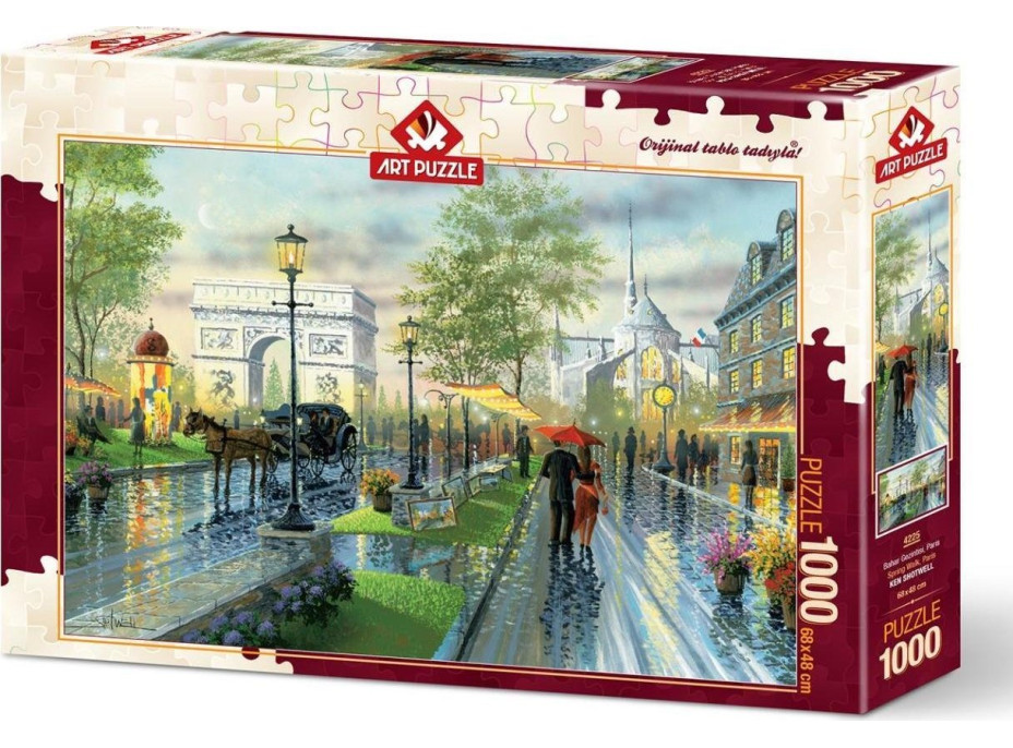 ART PUZZLE Puzzle Jarná prechádzka Parížom 1000 dielikov