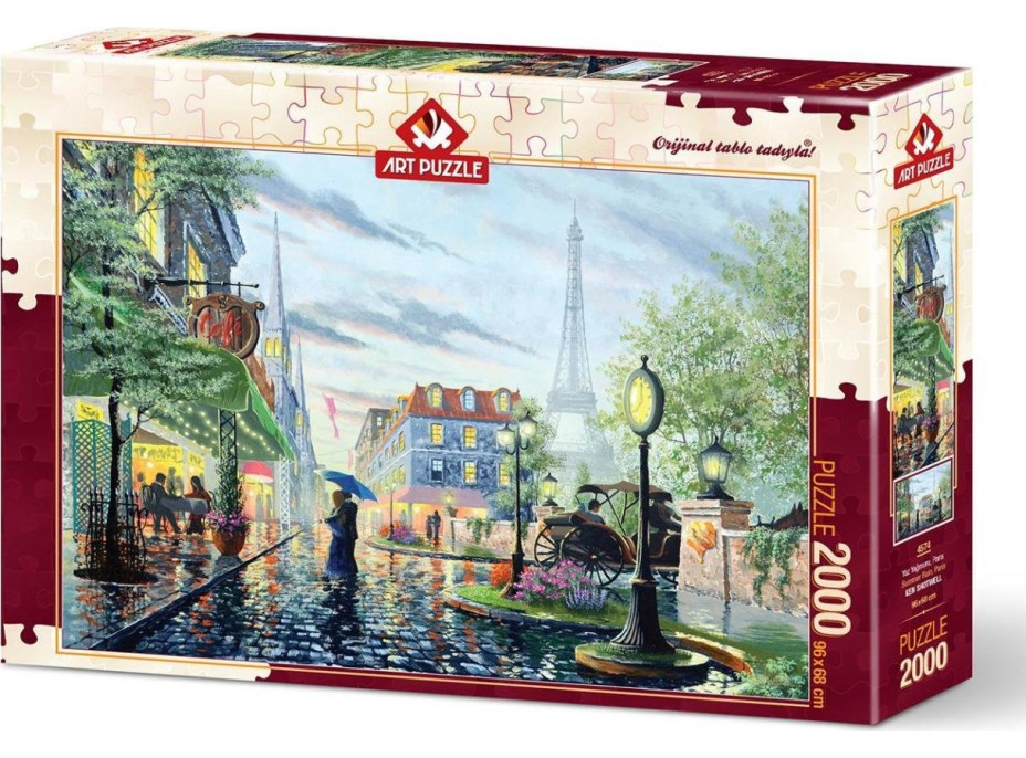 ART PUZZLE Puzzle Letný dážď v Paríži 2000 dielikov