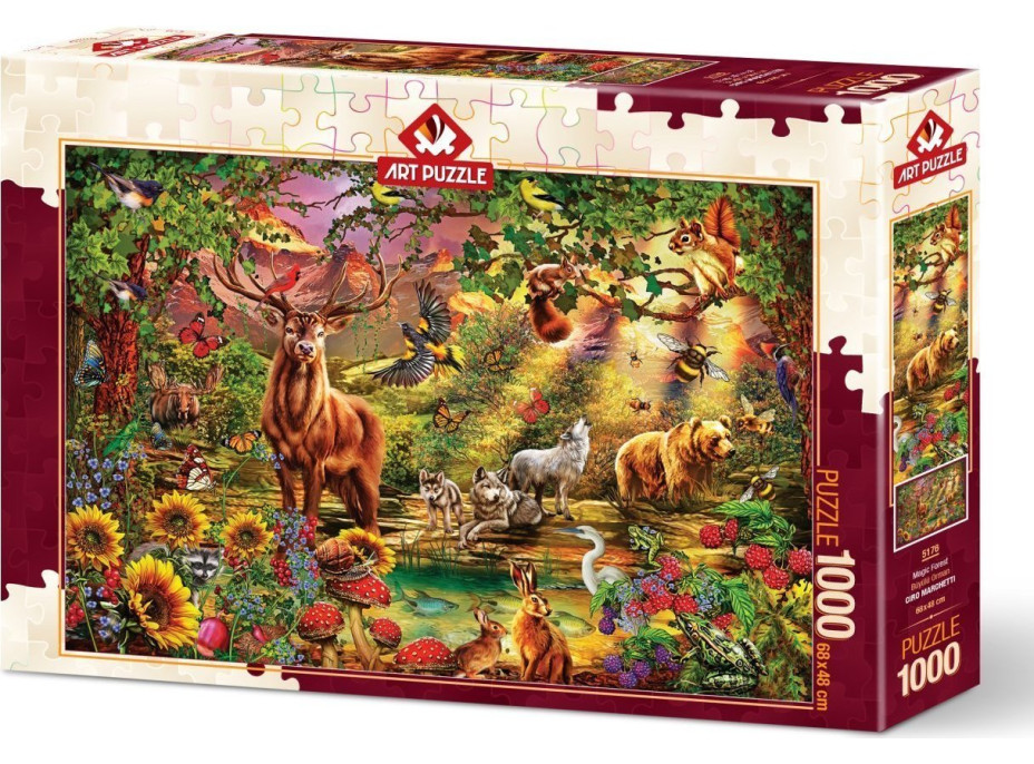 ART PUZZLE Puzzle Magický les 1000 dielikov