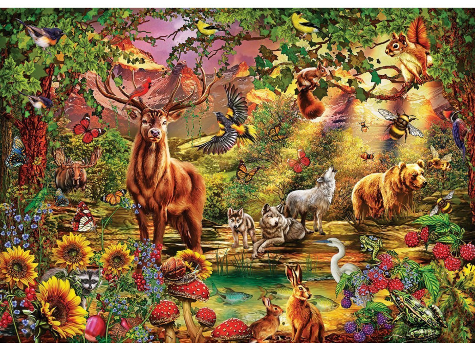 ART PUZZLE Puzzle Magický les 1000 dielikov