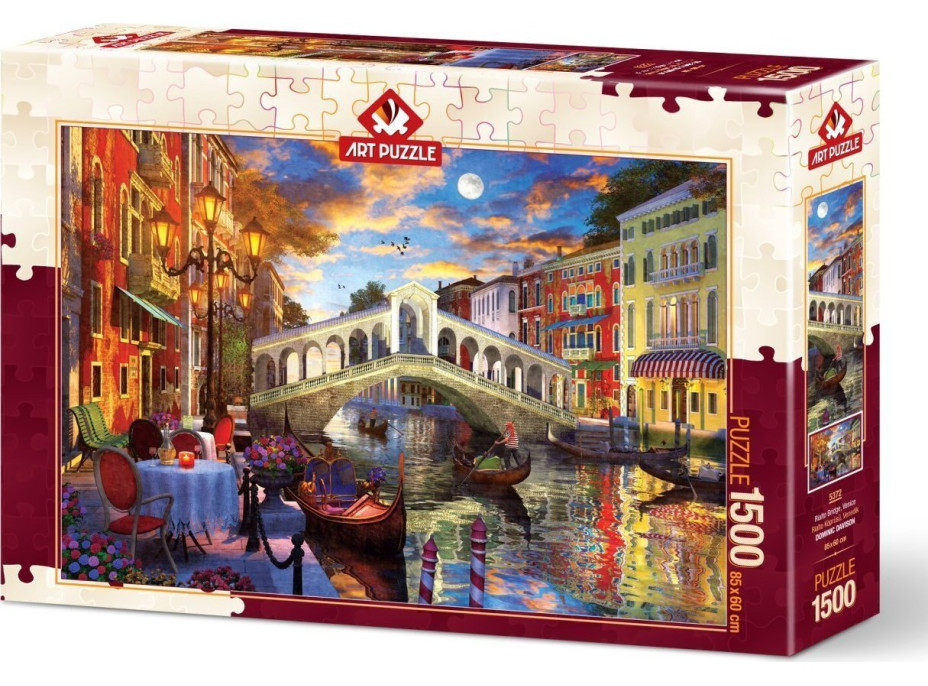 ART PUZZLE Puzzle Most Rialto, Benátky 1500 dielikov