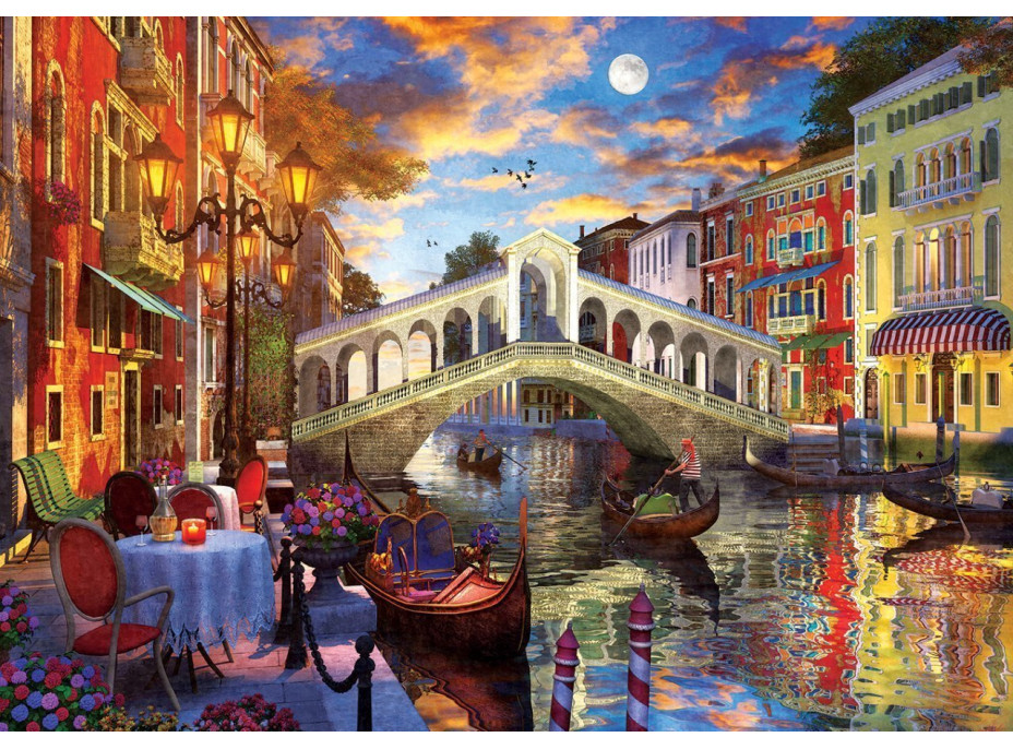 ART PUZZLE Puzzle Most Rialto, Benátky 1500 dielikov