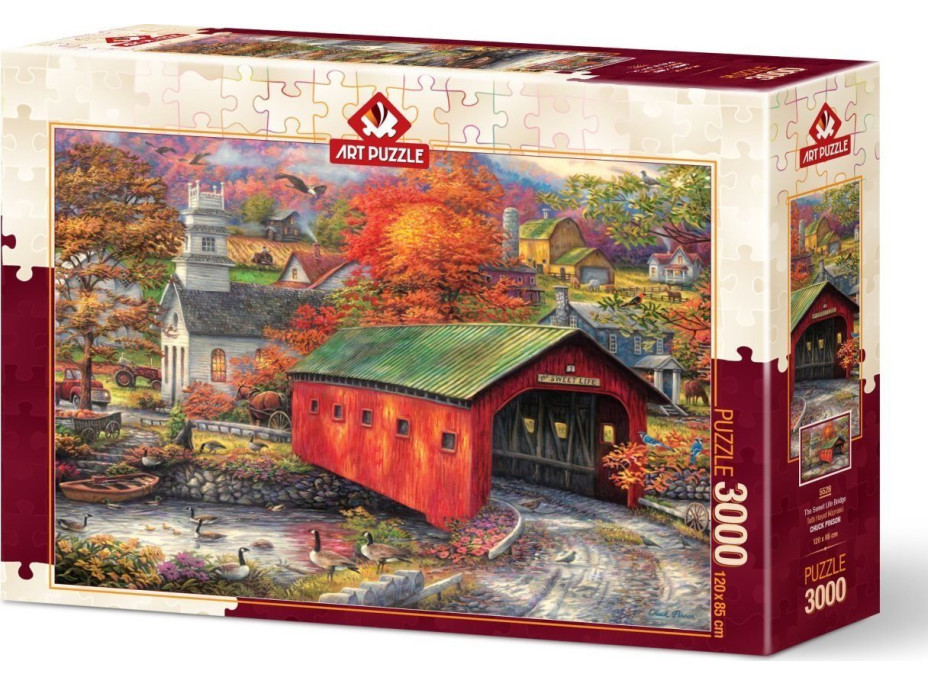 ART PUZZLE Puzzle Most sladkého života 3000 dielikov