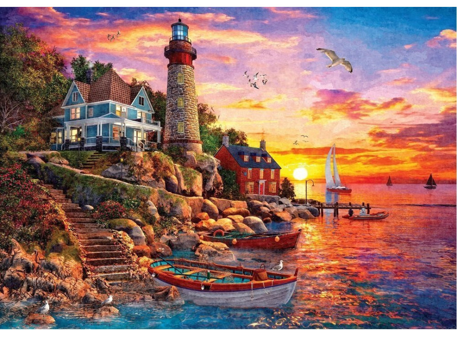 ART PUZZLE Puzzle Nádherný západ slnka 2000 dielikov