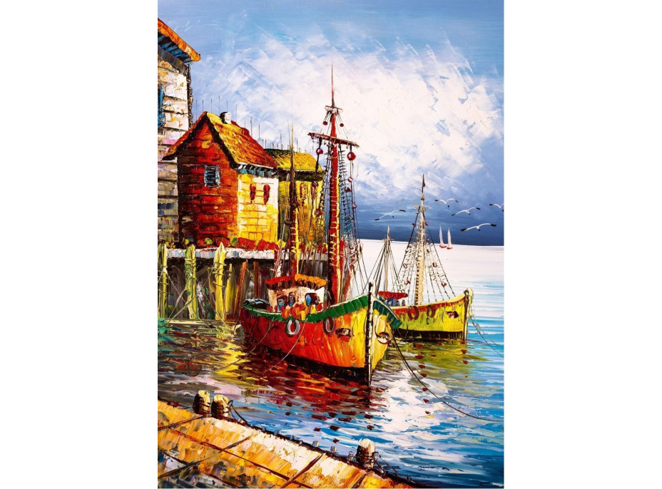 ART PUZZLE Puzzle Oranžový prístav 500 dielikov