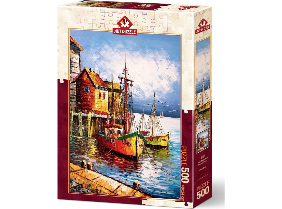 ART PUZZLE Puzzle Oranžový prístav 500 dielikov