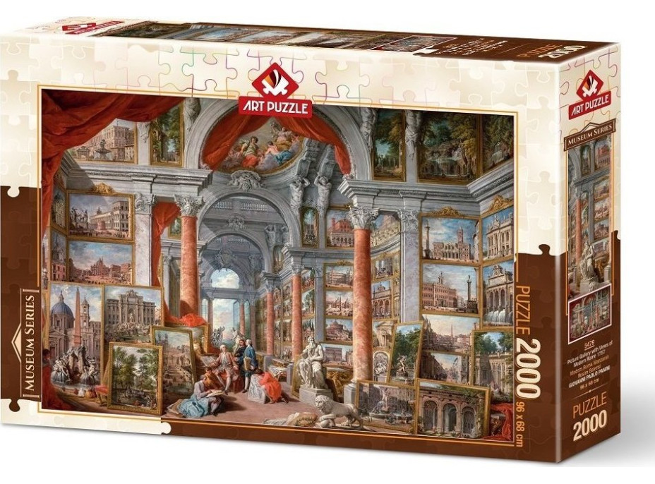 ART PUZZLE Puzzle Pohľad na moderné Rím 2000 dielikov