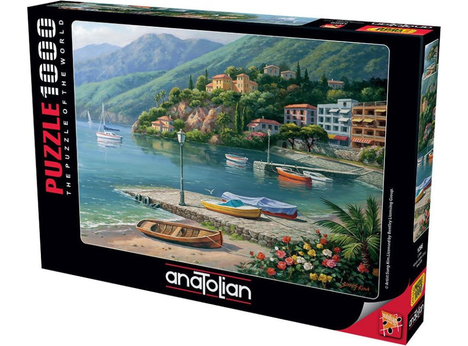 ANATOLIAN Puzzle Prístav Hillside 1000 dielikov