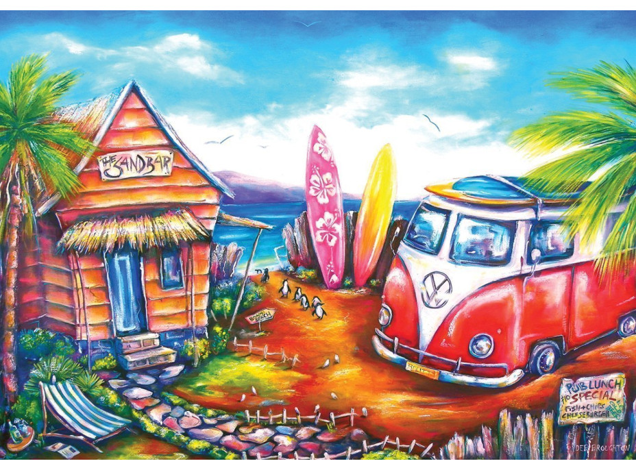 ART PUZZLE Puzzle Surferský kemp 260 dielikov