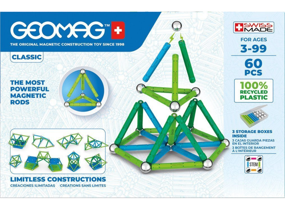 GEOMAG Classic 60 dielikov