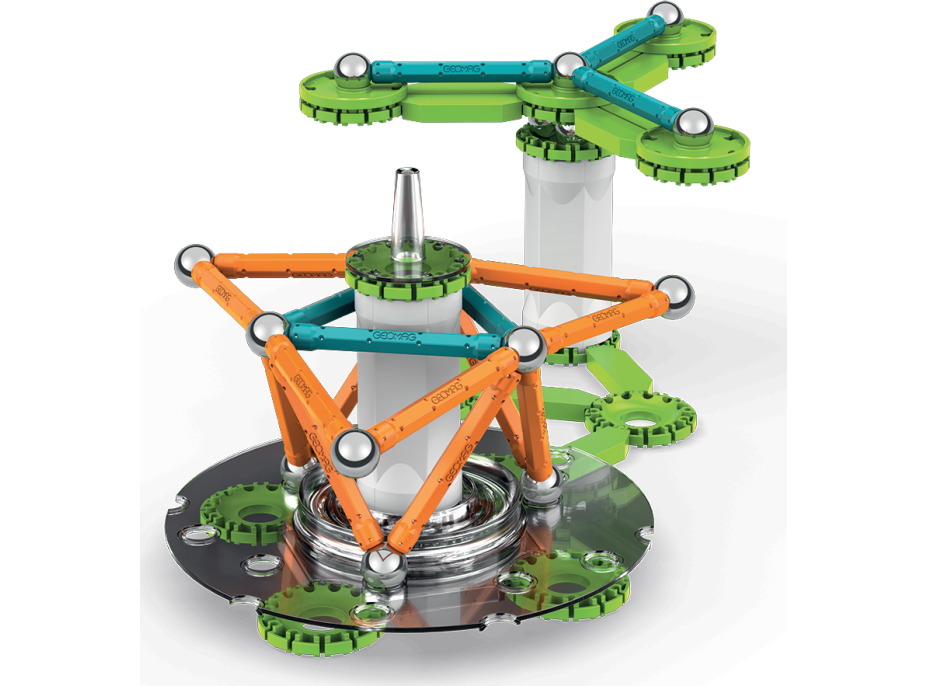 GEOMAG Mechanics Motion Magnetic Gears 96 dielikov