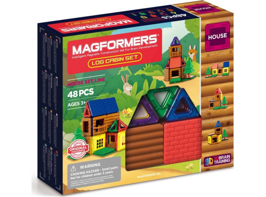 MAGFORMERS Mini zrub 48 dielikov