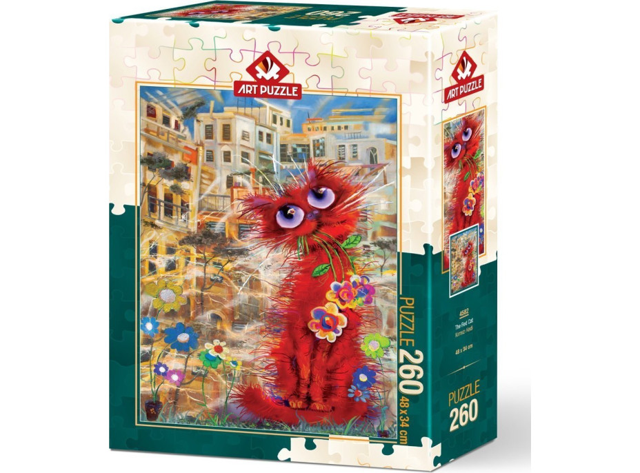 ART PUZZLE Puzzle Červená mačka 260 dielikov