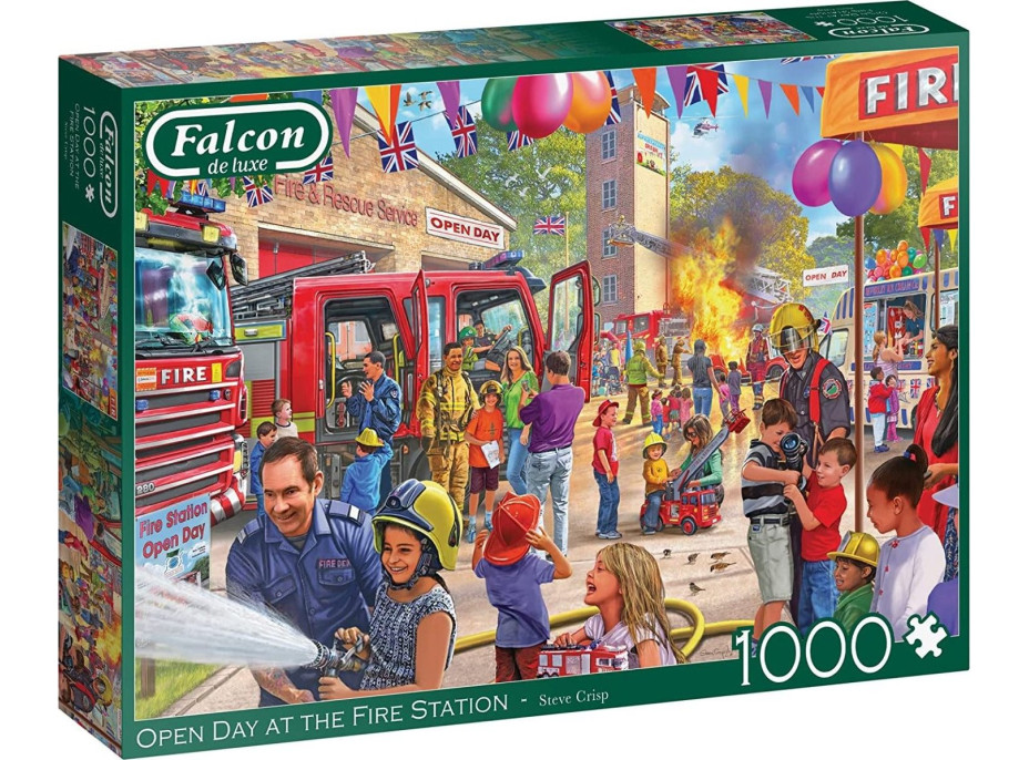 FALCON Puzzle Deň otvorených dverí na hasičskej stanici 1000 dielikov