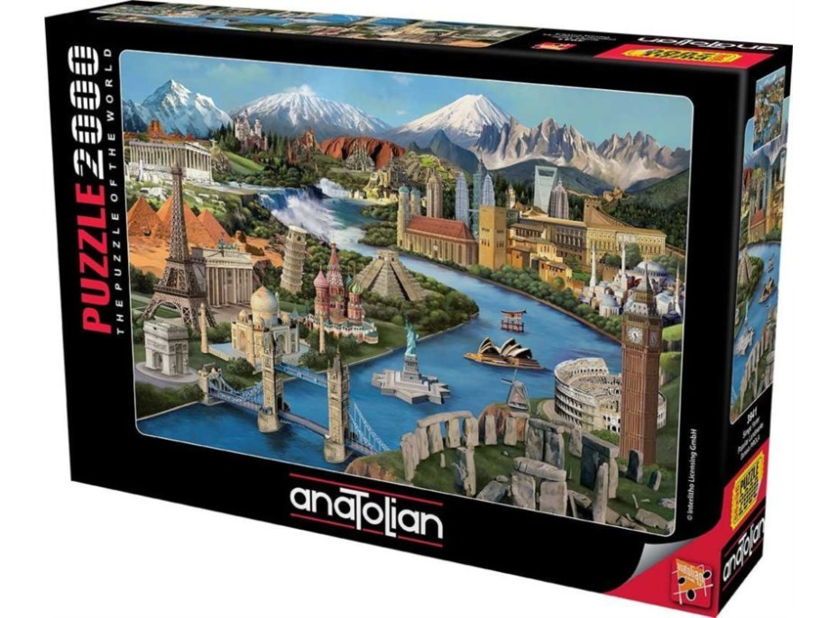 ANATOLIAN Puzzle Divy sveta 2000 dielikov