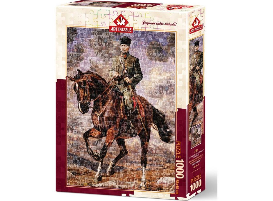 ART PUZZLE Puzzle Ghazi Mustafa Kemal na svojom koni 1000 dielikov