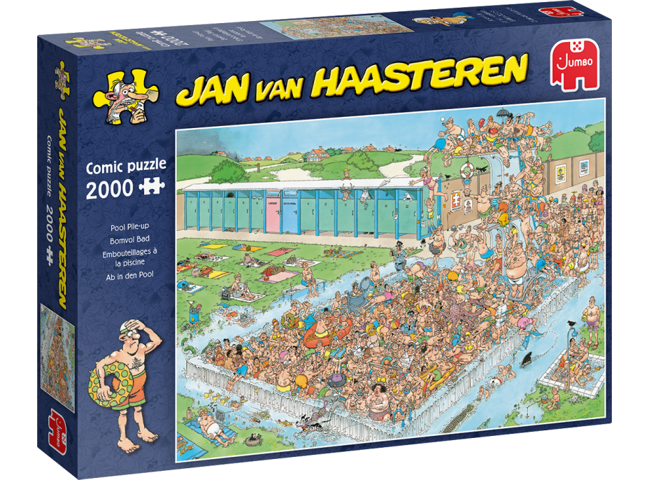 JUMBO Puzzle JvH Hromada v bazéne 2000 dielikov