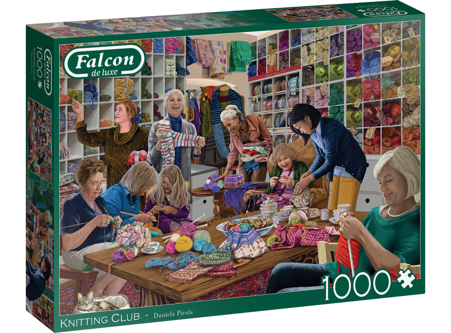 FALCON Puzzle Klub pletenie 1000 dielikov