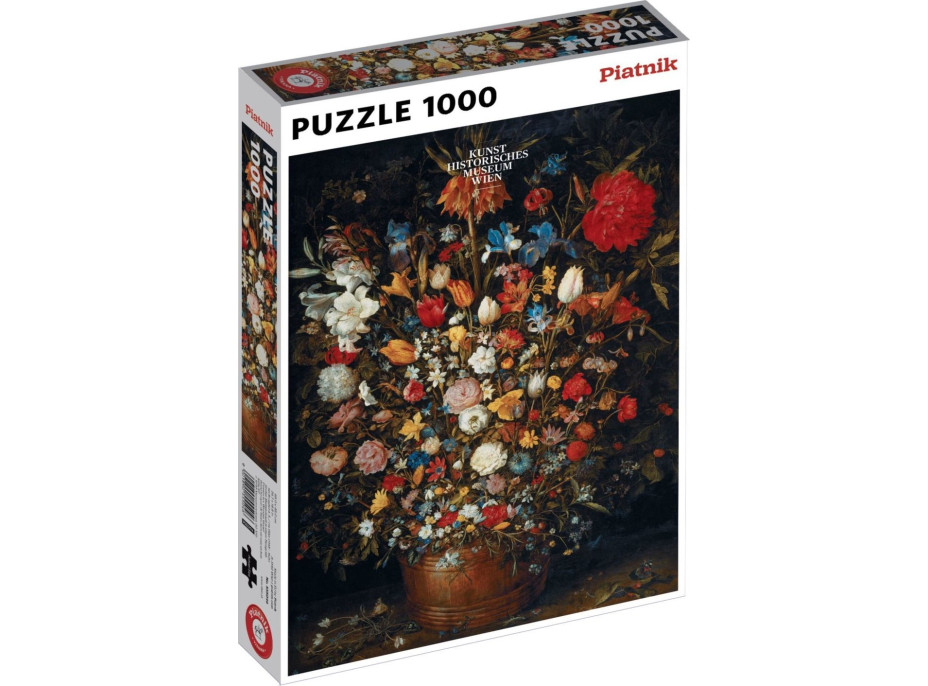 PIATNIK Puzzle Kvety v drevenej váhe 1000 dielikov