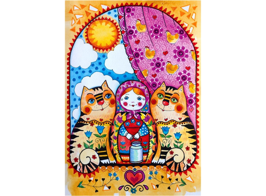 ANATOLIAN Puzzle Matryoshka 500 dielikov