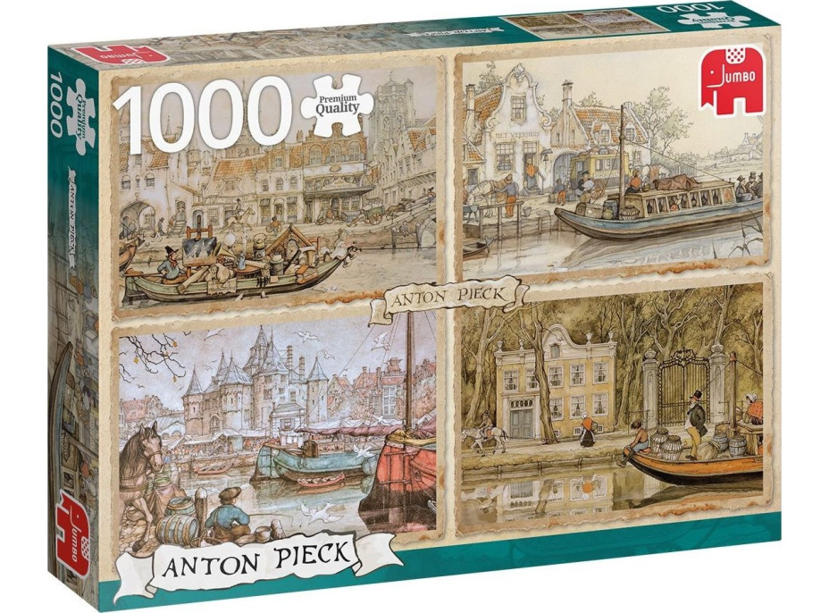 JUMBO Puzzle Plavba vodnými kanálmi 1000 dielikov