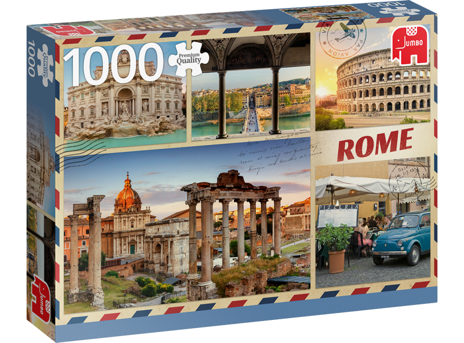 JUMBO Puzzle Pozdravy z Ríma 1000 dielikov